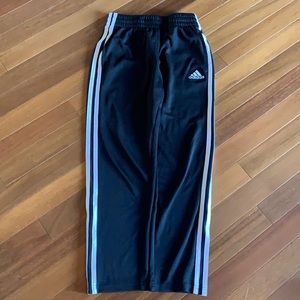 Boys Adidas black pants, size small